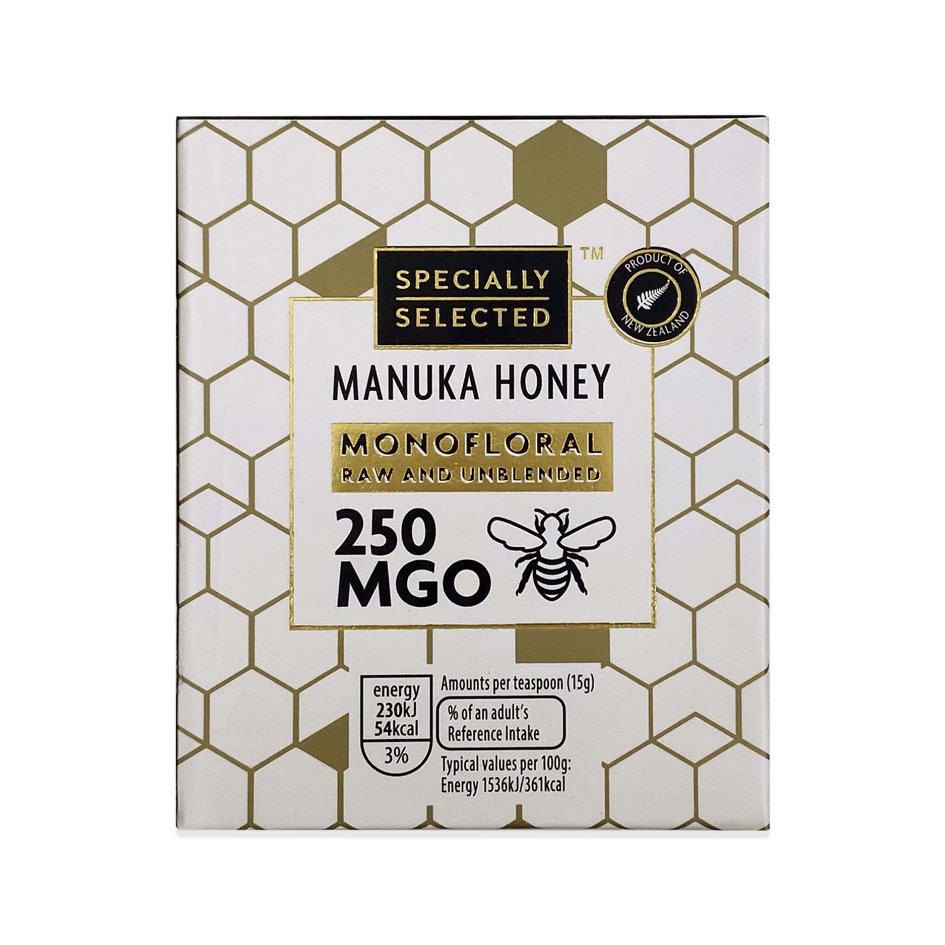 Manuka Honey 250 Mgo 220g Specially Selected